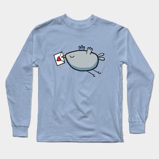 bird with loveletter Long Sleeve T-Shirt